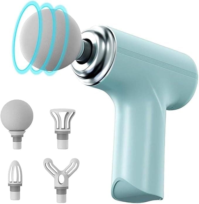 Deep Tissue Massage Gun With 4 Attachments