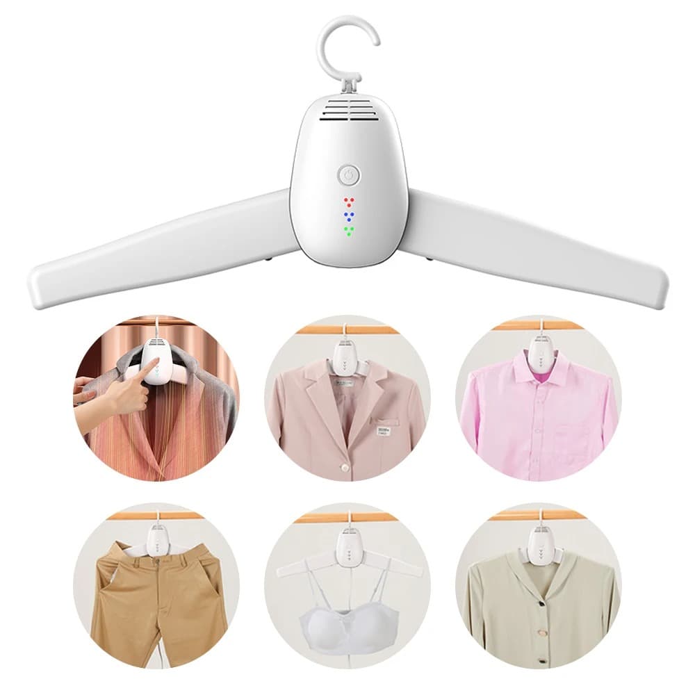 Detachable Portable Clothes Dryer Intelligent Warm Air Drying Rack With 2-Speed Temperature