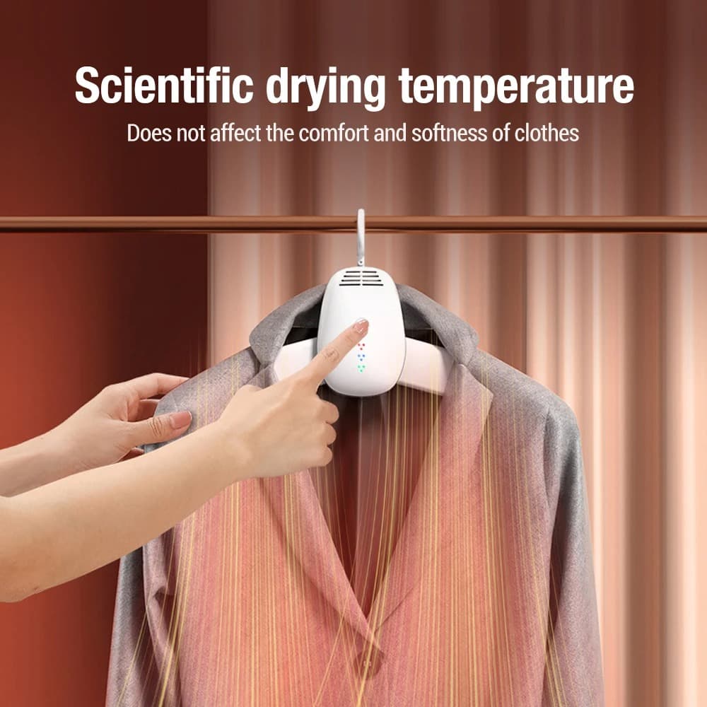 Detachable Portable Clothes Dryer Intelligent Warm Air Drying Rack With 2-Speed Temperature view 3