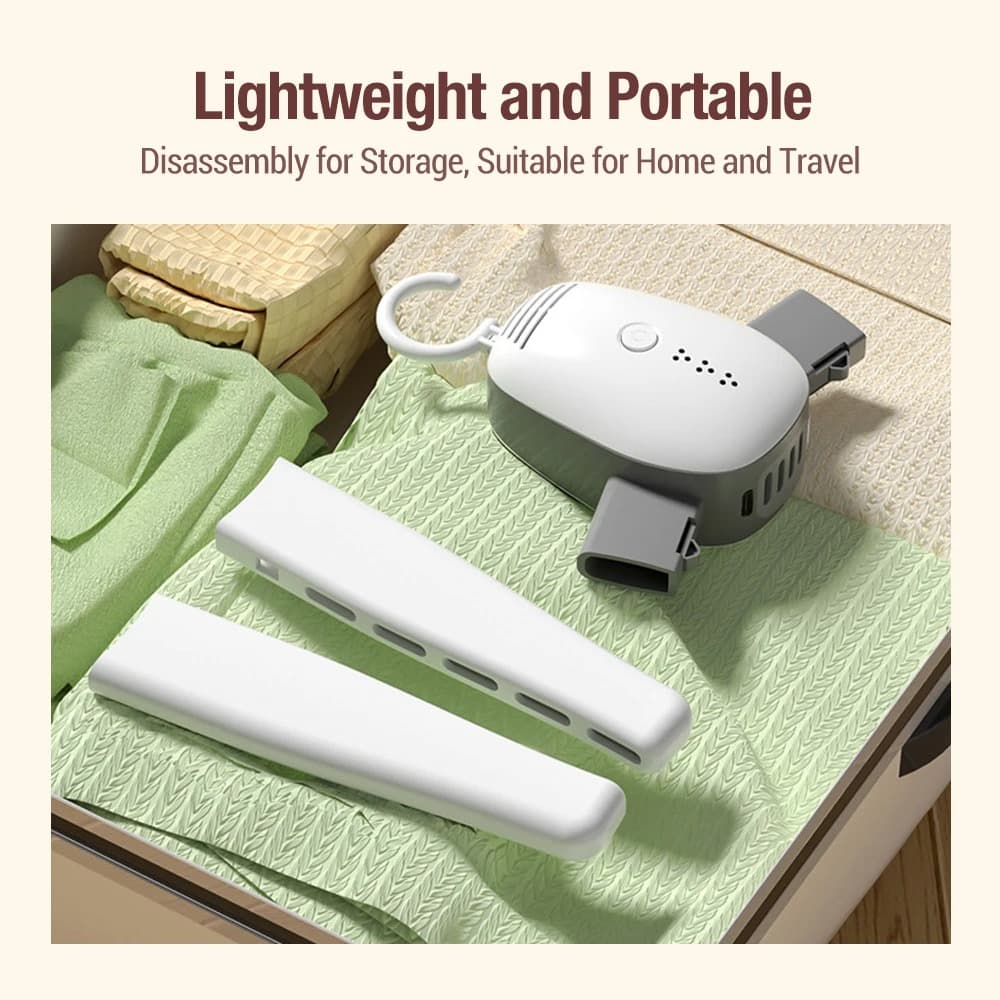 Detachable Portable Clothes Dryer Intelligent Warm Air Drying Rack With 2-Speed Temperature view 6