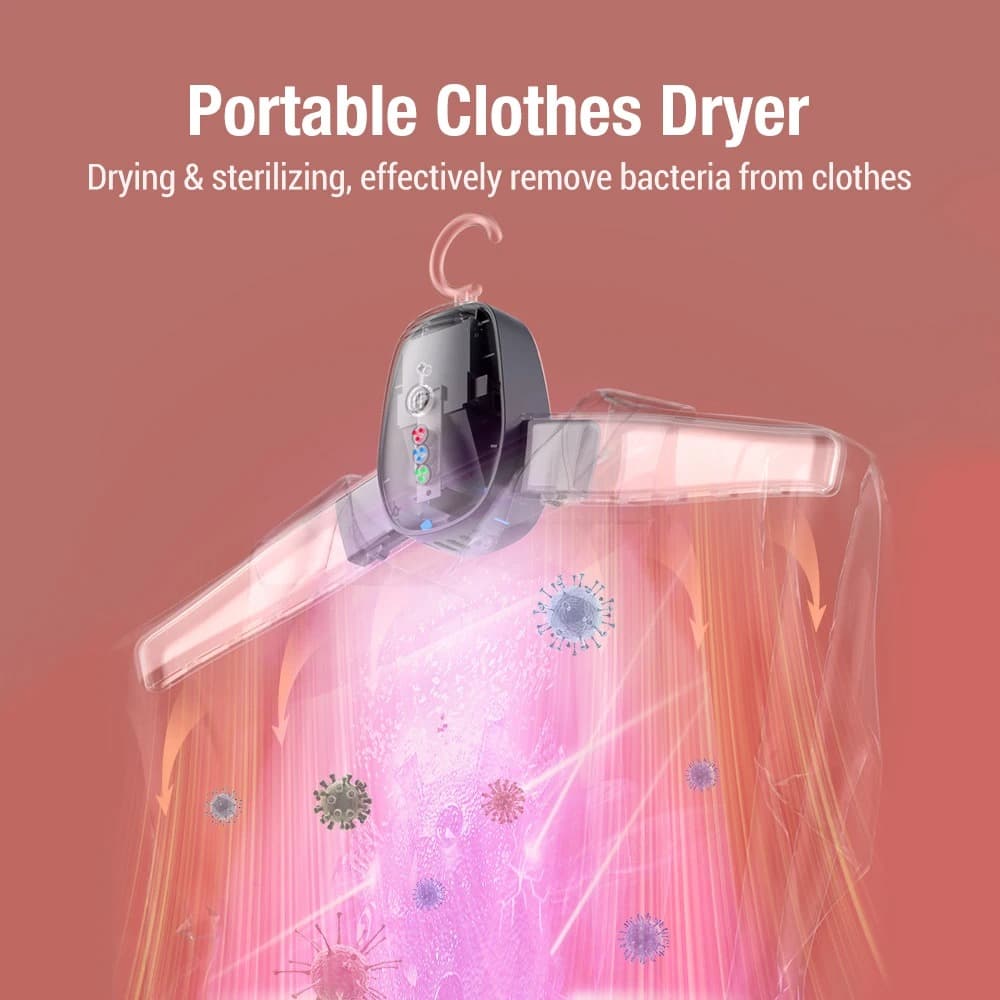 Detachable Portable Clothes Dryer Intelligent Warm Air Drying Rack With 2-Speed Temperature view 4