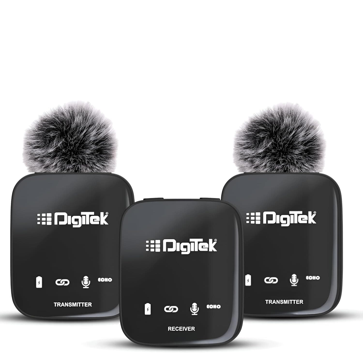 Digitek® DWM 101 Wireless Microphone System Professional ANC Noise Reduction 100M Range