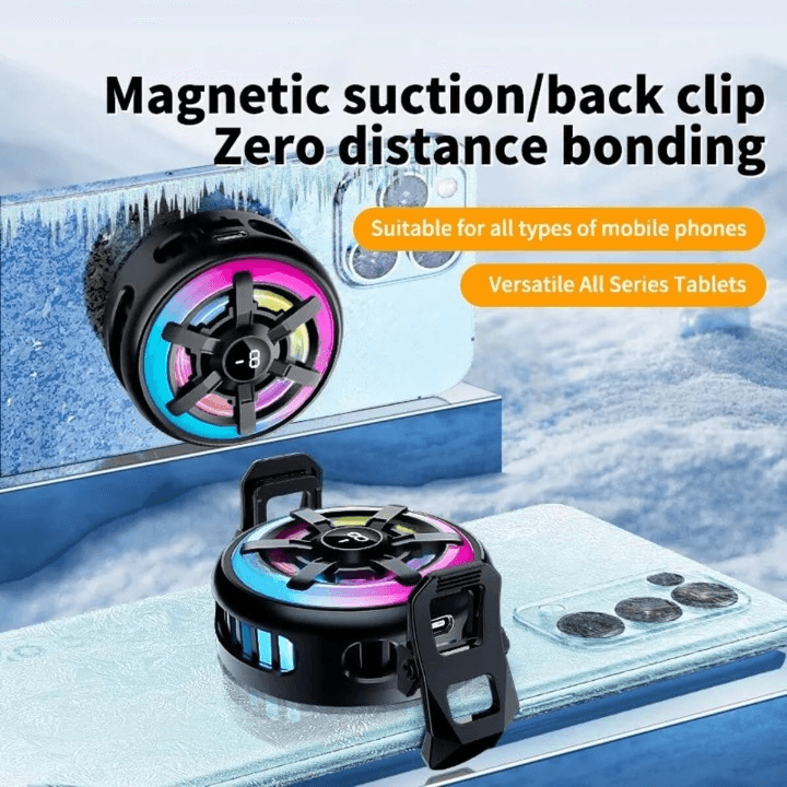 DY28 Magnetic Mobile Phone Cooler RGB Lights view 3
