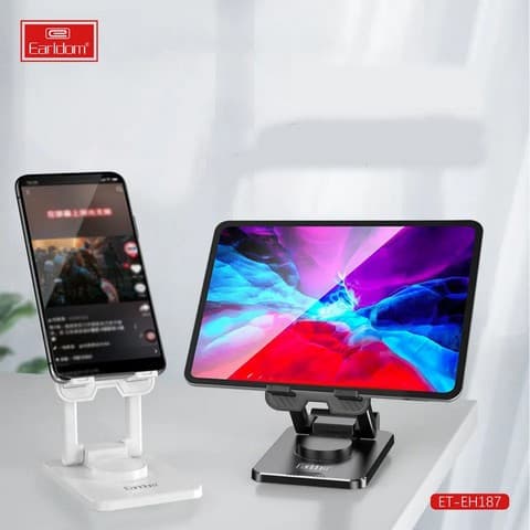 Earldom EH187 Universal Desktop Mobile Holder Folding Stand 360⁰ Degree view 4