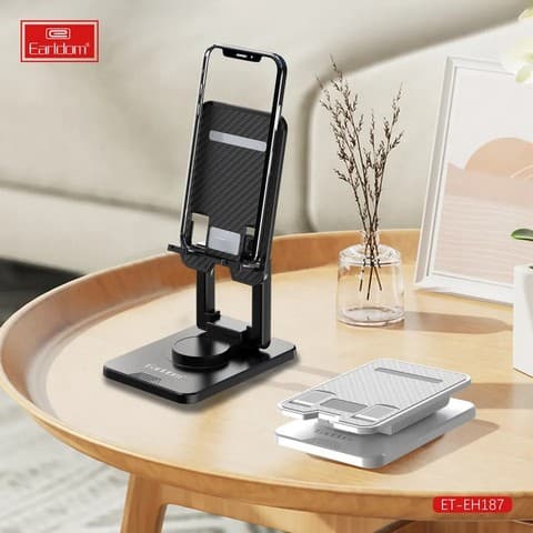 Earldom EH187 Universal Desktop Mobile Holder Folding Stand 360⁰ Degree view 3
