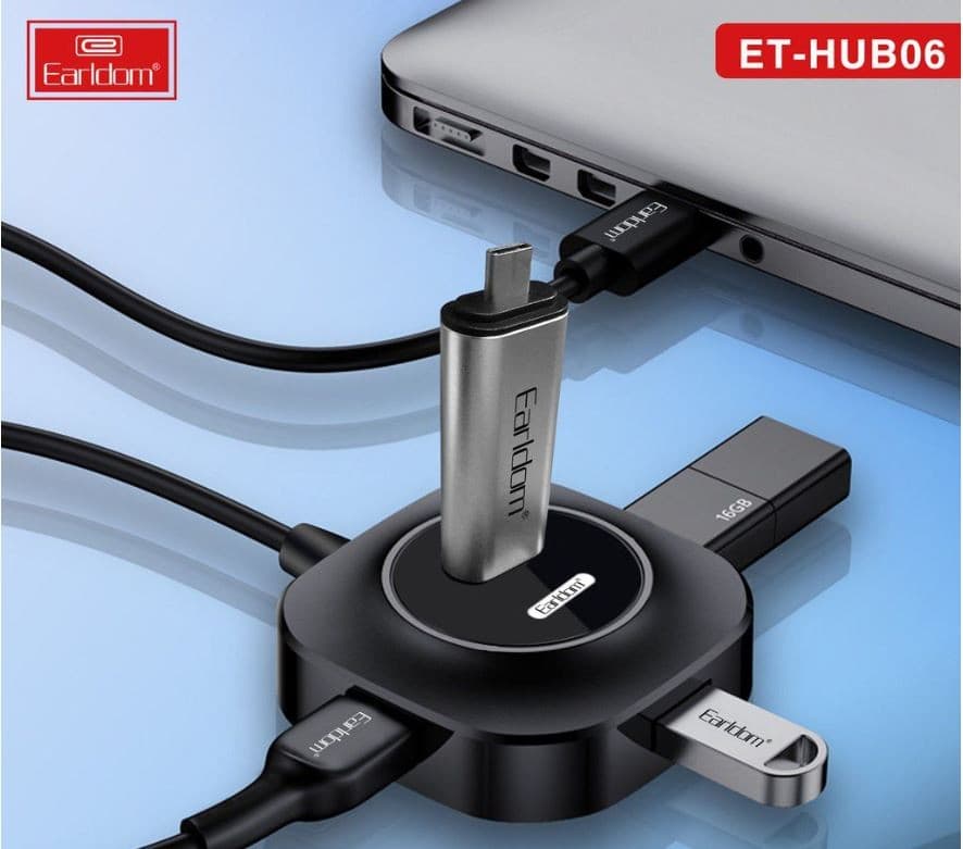 Earldom ET HUB06 4 Fast USB Port Hub