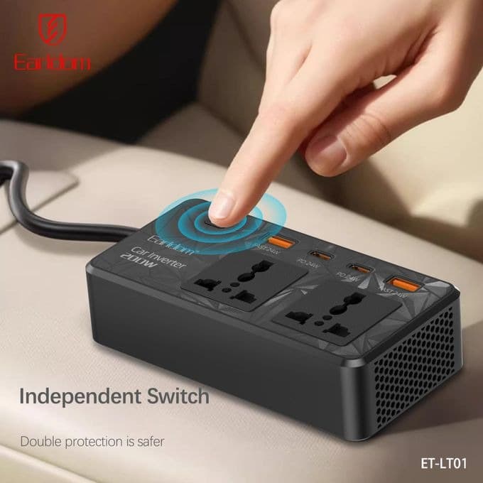 Earldom ET-LT01 Car Charger Power Inverter 200W view 2