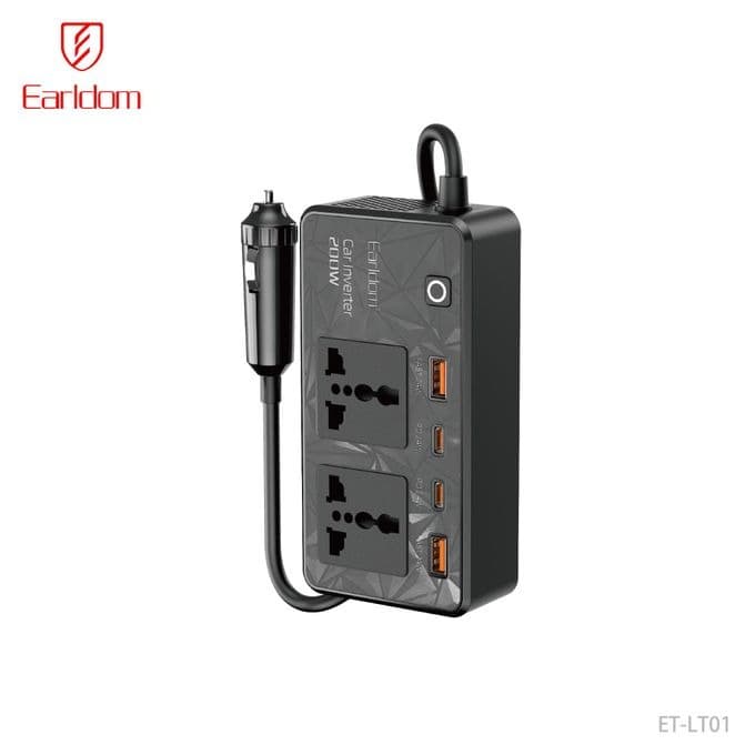 Earldom ET-LT01 Car Charger Power Inverter 200W