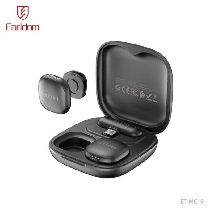 Earldom ET MC19 Magnetic Clip Wireless Lavalier Microphone Type C