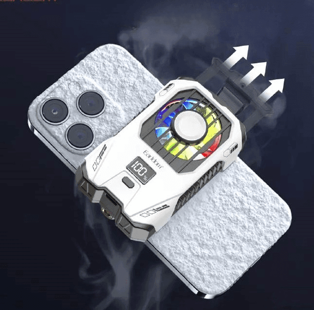 Earldom F15 2500mAh Rechargeable Back Clip Mobile Phone Cooler
