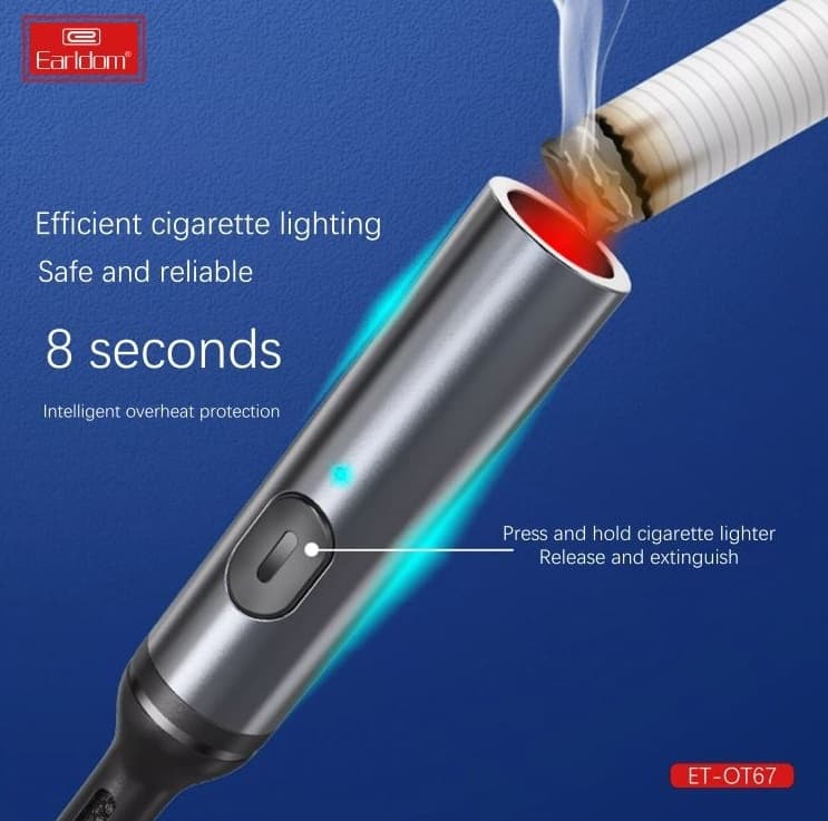 Earldom OT67 USB Type C Cigarette Lighter view 2