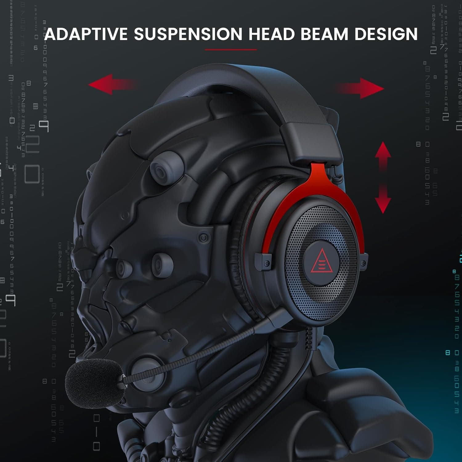 EKSA E900 Wired Gaming Over Ear Headphone With Noise Canceling Mic view 2