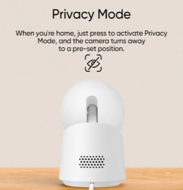 eufy By Anker Indoor Cam C220 2K Pan & Tilt Smart Camera With On-Device AI & Privacy Mode view 3