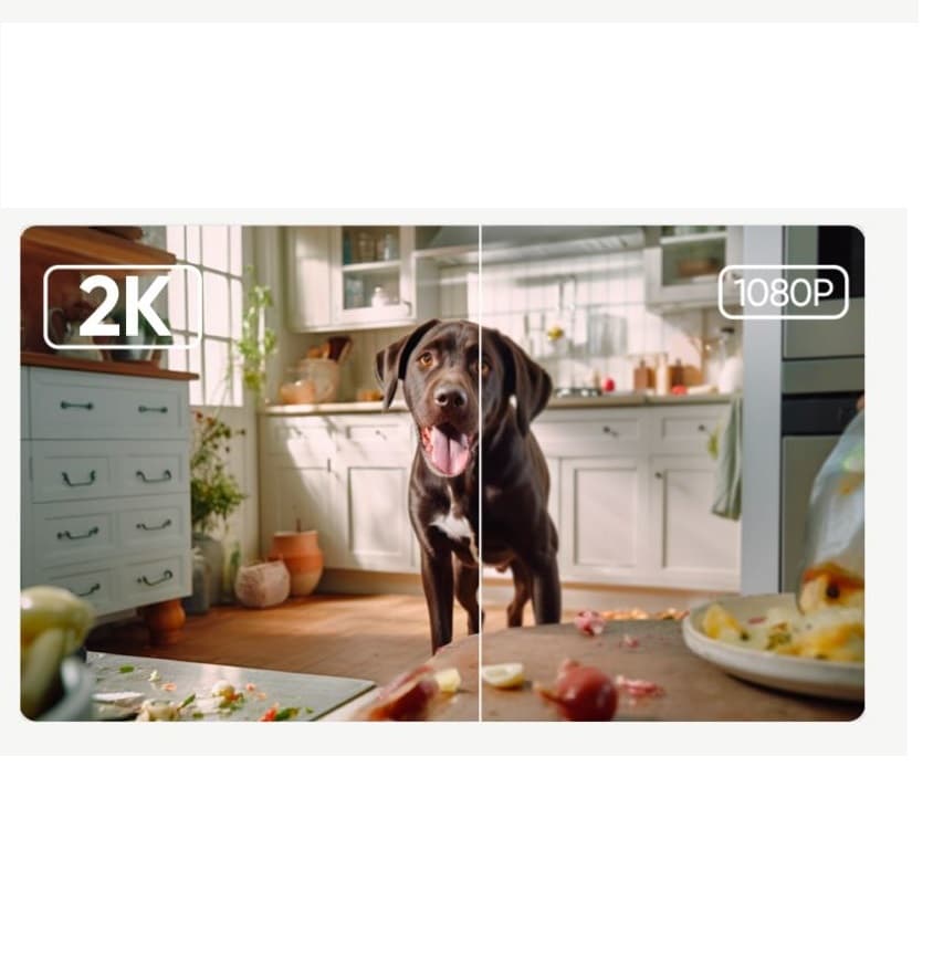 eufy By Anker Indoor Cam C220 2K Pan & Tilt Smart Camera With On-Device AI & Privacy Mode view 2