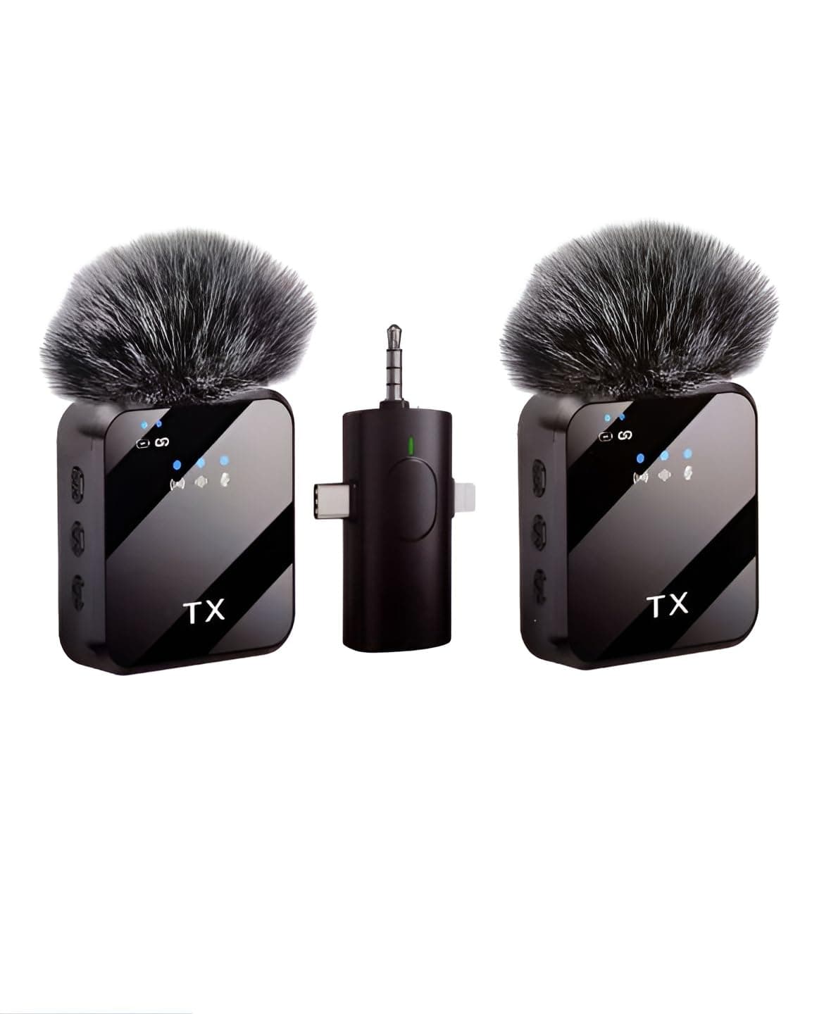 F11-2 Dual Wireless Microphone With 3 in 1 Receiver