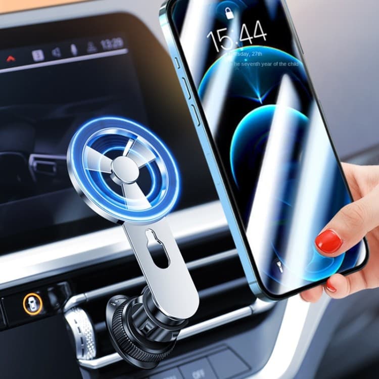 F73 MagSafe Magnetic Suction 360 Degree Rotating Car Phone Holder