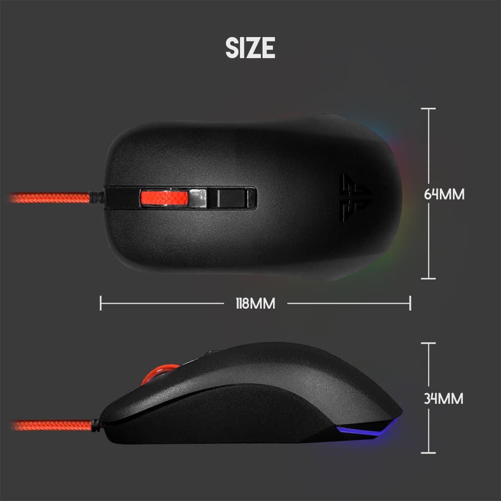 FANTECH G13 Rhasta II Pro Gaming Mouse view 3