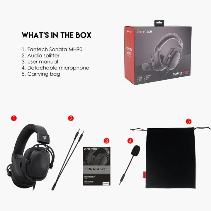 Fantech MH90 Premium Gaming Headphone view 5