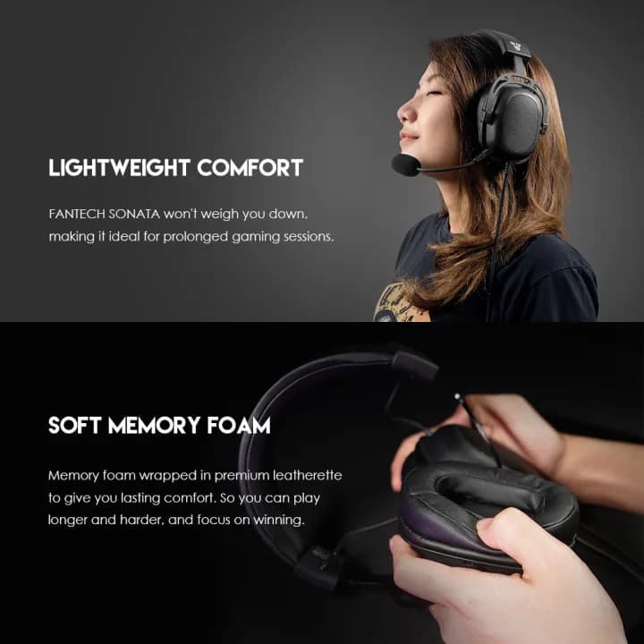 Fantech MH90 Premium Gaming Headphone view 3