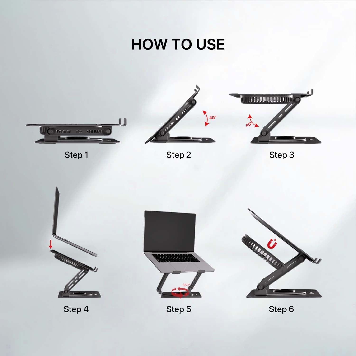 Fantech NC30 RGB Laptop Cooler Stand view 4