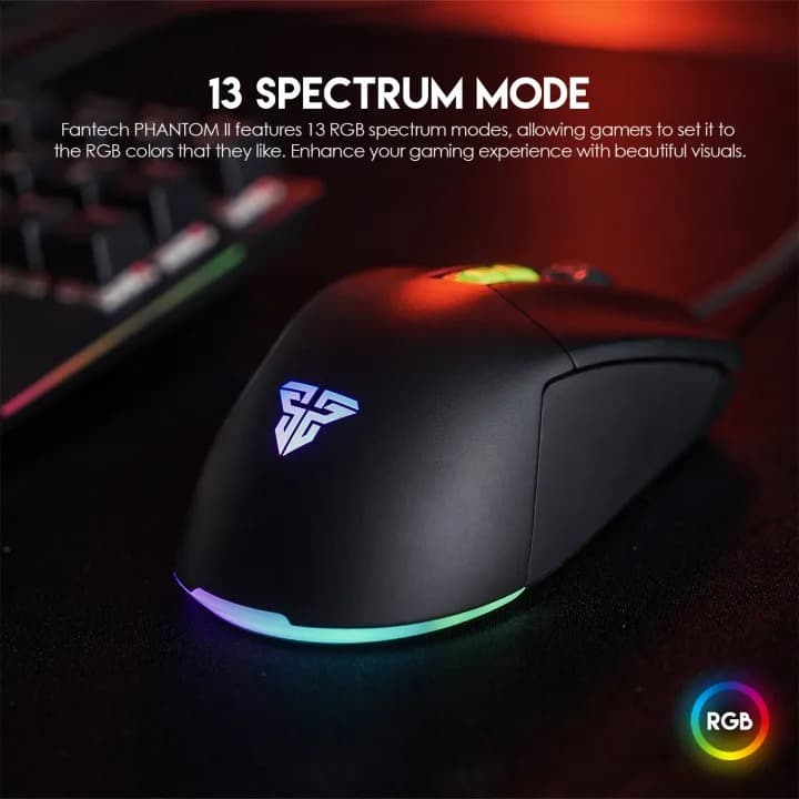 Fantech Phantom II VX6 Macro Gaming Mouse view 3