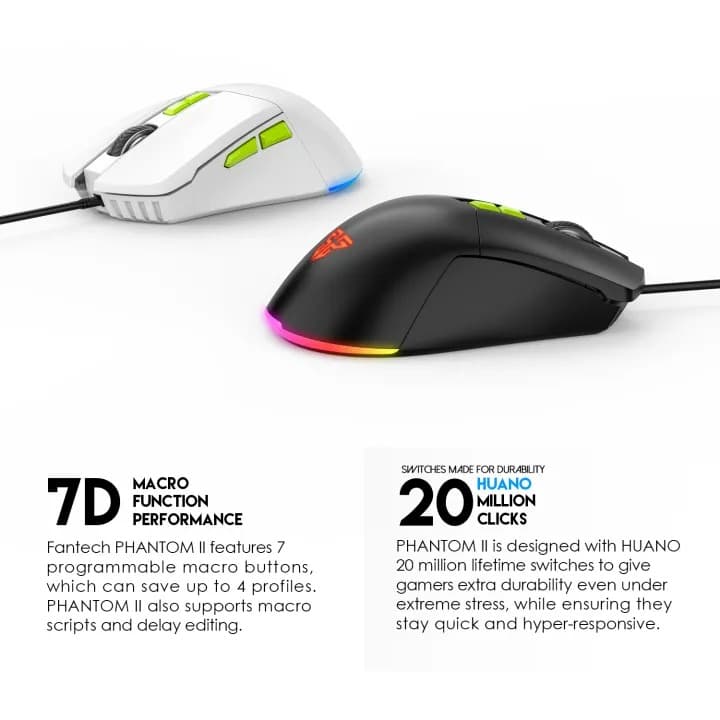 Fantech Phantom II VX6 Macro Gaming Mouse view 2
