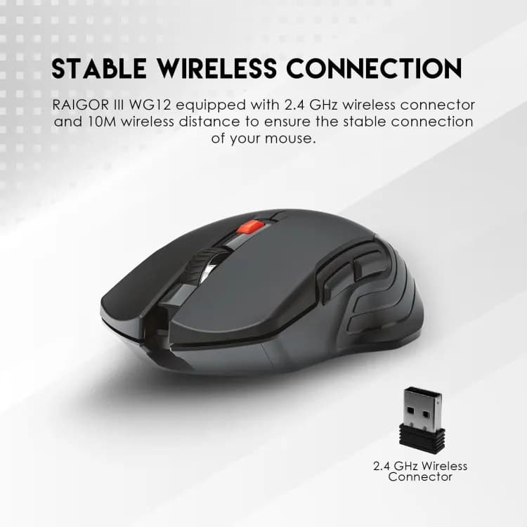 Fantech Raigor III WG12 Gaming Wireless Mouse view 2