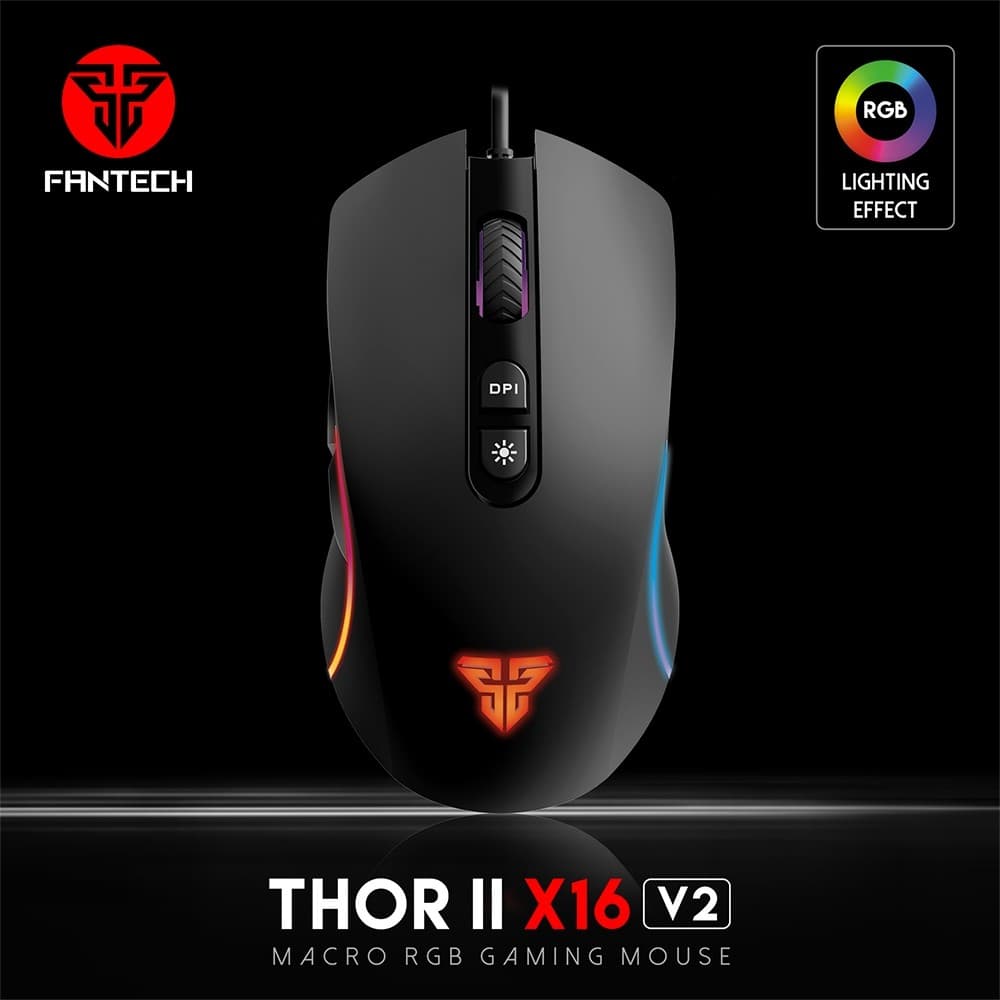Fantech Thor II X16 V2 Macro RGB Gaming Mouse