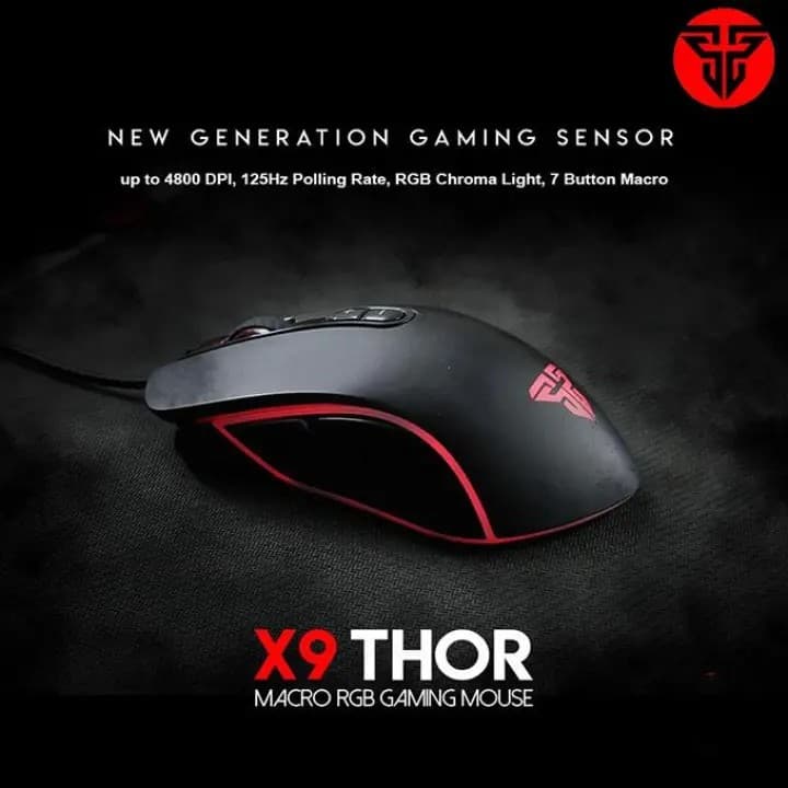 Fantech X9 Thor 4800 DPI Programmable RGB Gaming Mouse view 2
