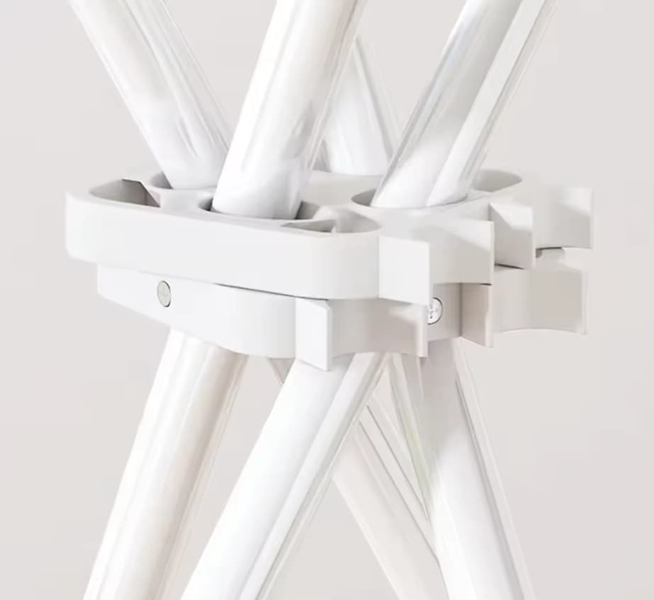 Foldable X-Shaped Clothes Drying Rack Space-Saving Indoor Balcony Hanger view 5