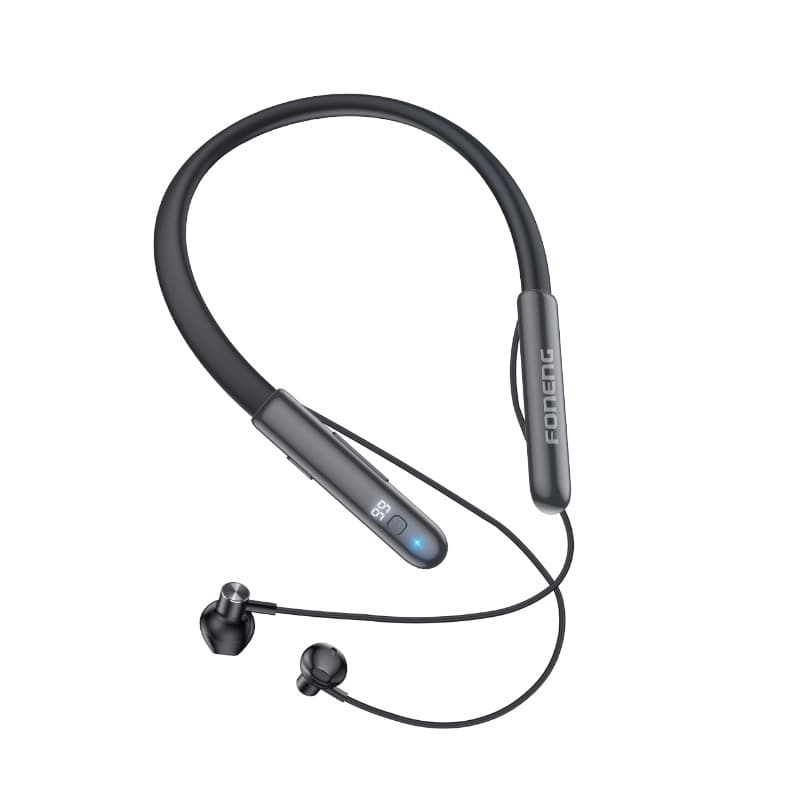 Foneng BL37 Digital Display Neckband Bluetooth Earphone