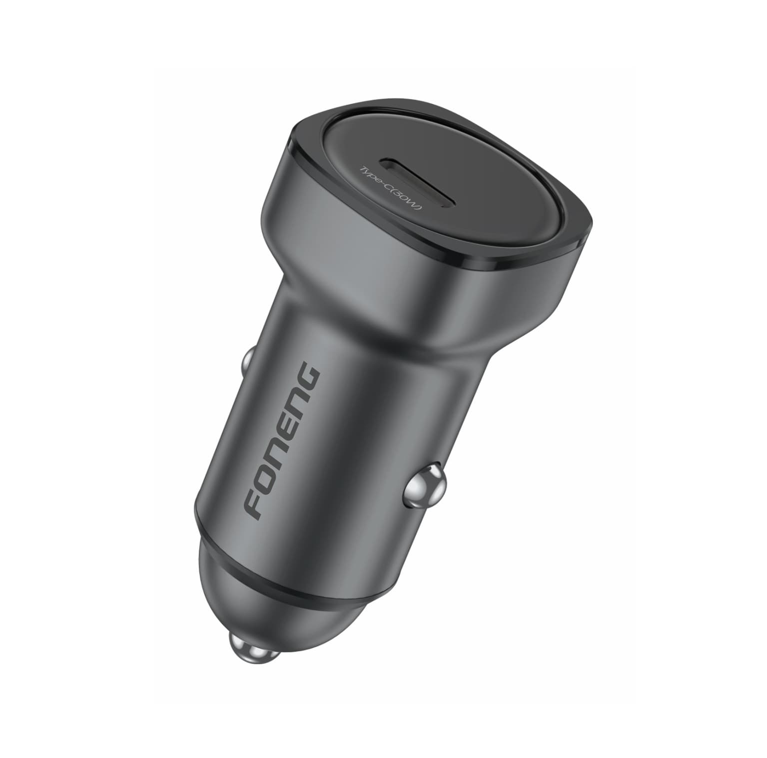 Foneng C22 30W USB-C Zinc Alloy Car Charger