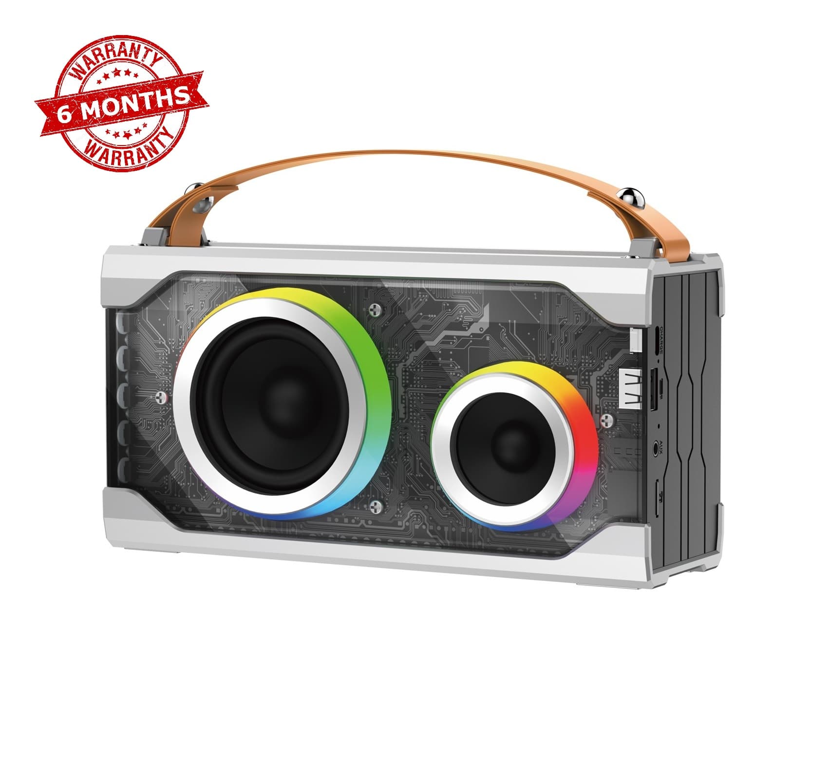 Foneng M2 15W Portable Bluetooth Speaker with Colorful LED Lights