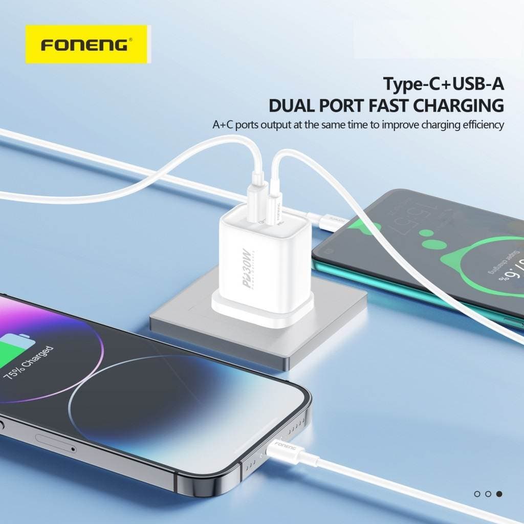 FONENG US06 A+C 2 PD 30 W Port Charger view 3