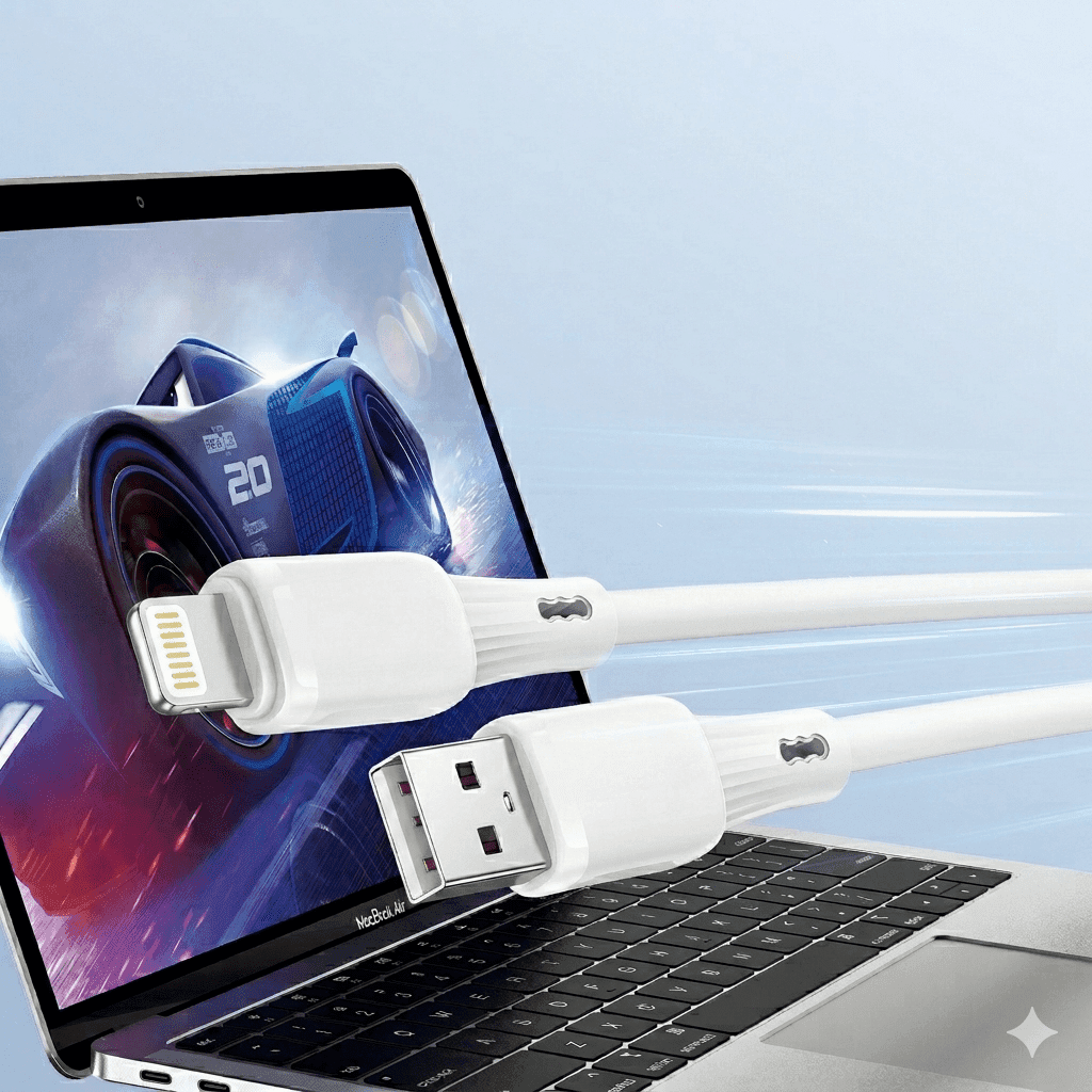 FONENG X120 1M Silicone USB to iPhone Data Cable (2.1A) view 4