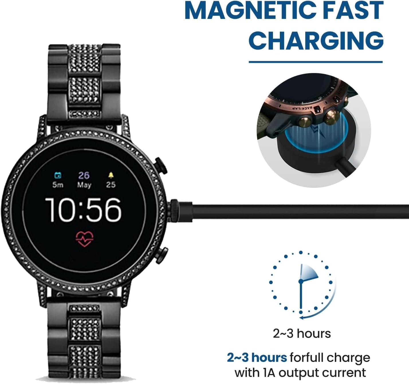 Fossil Watch Charger For Gen 4 5 6 view 2