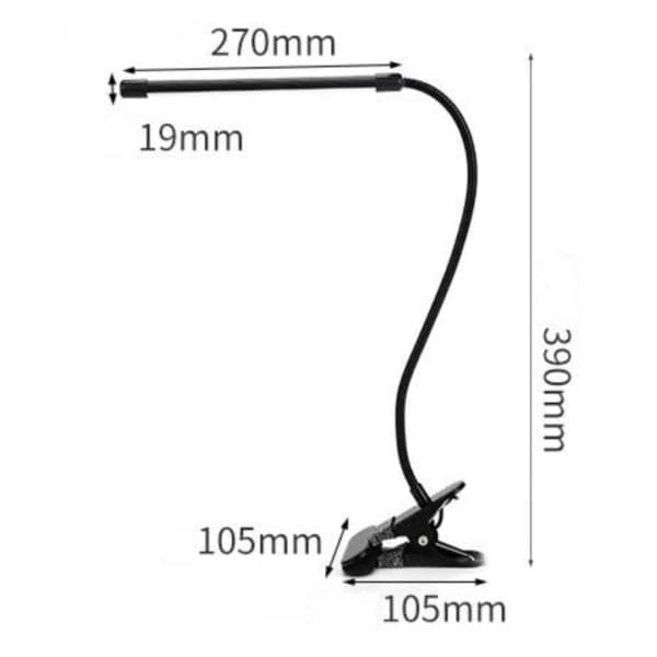 FX001F LED Desk Clip Table Lamp view 4