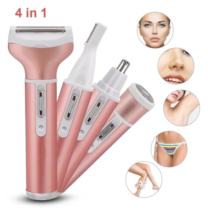 Geemy GM 3074 4 In 1 Rechargeable Nose And Hair Trimmer Kit