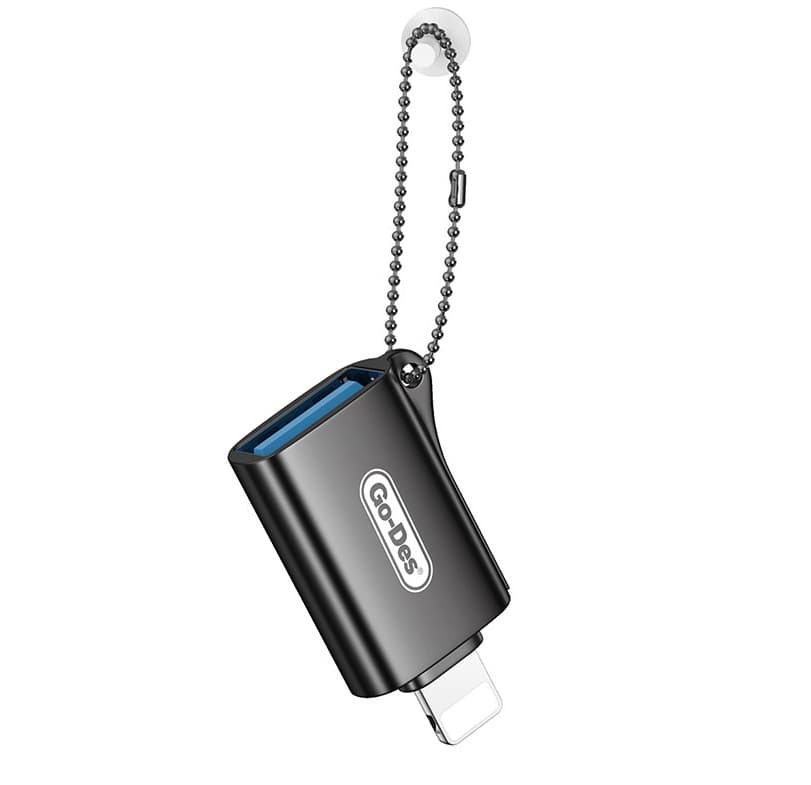 Go Des GD CT066 USB A To Lightning OTG Adapter