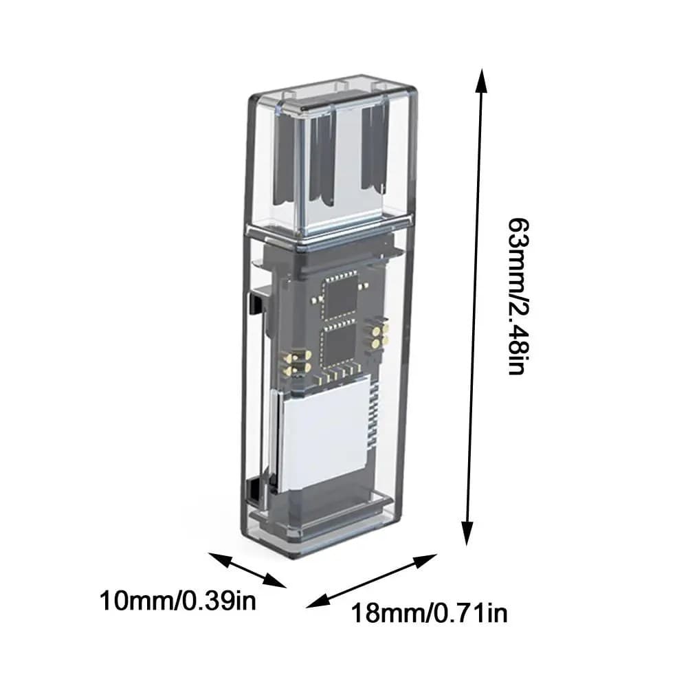 Go Des GD DK003 USB 3.0 SD TF MicroSD Card Reader view 3