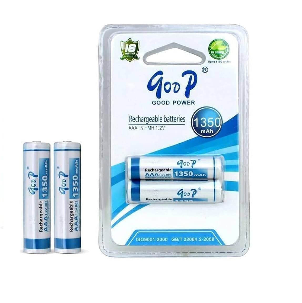 Goop Triple AAA 1.2V 1350 Mah Rechargeable Battery