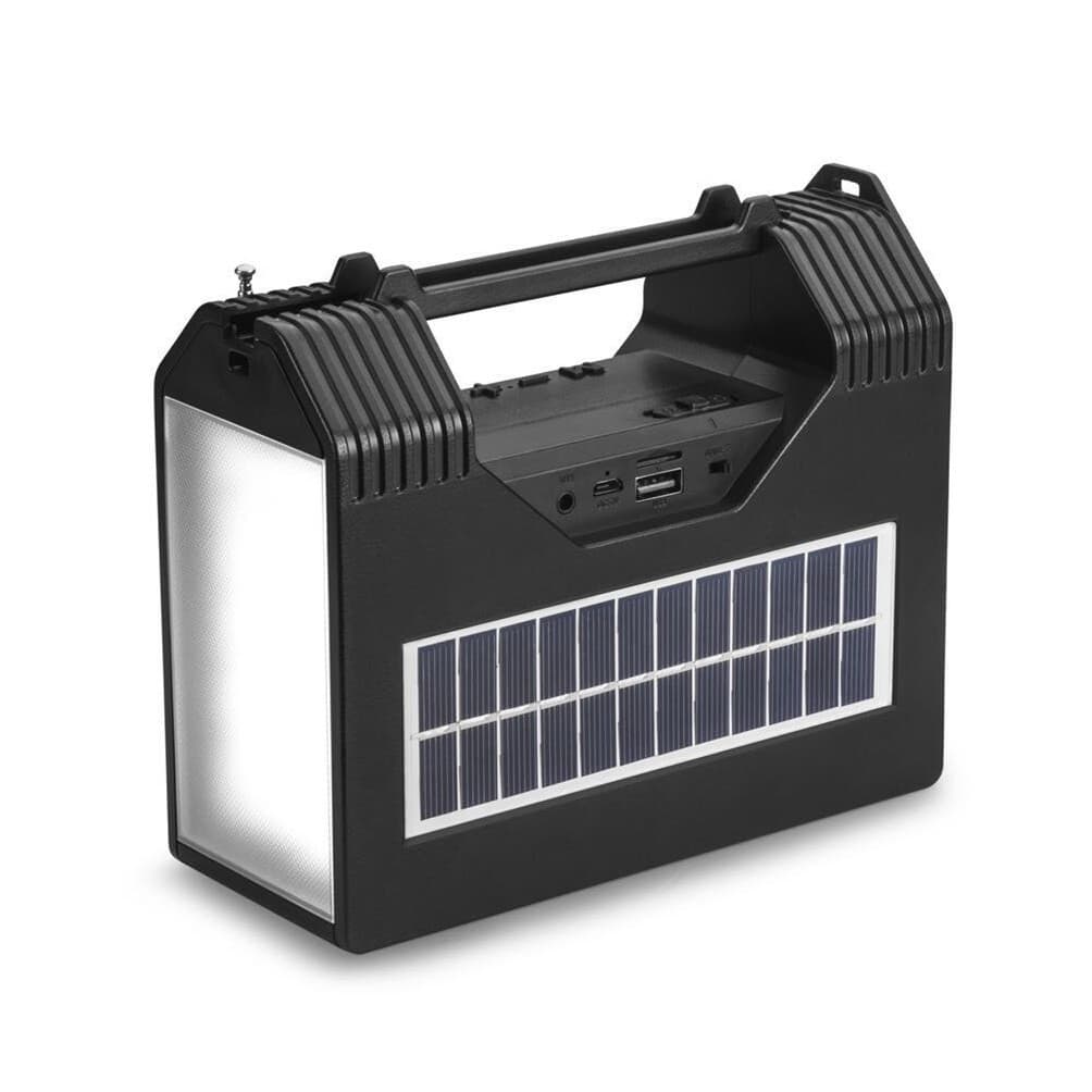 H@F HF-F299 Wireless Bluetooth Speaker Solar Rechargeable Torch Light FM Radio TF Slot view 3