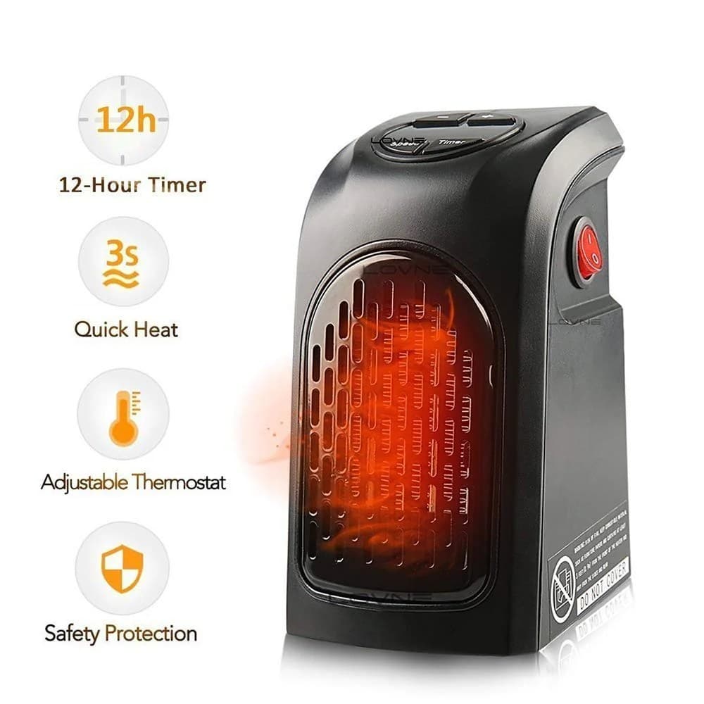 Handy Heater Plug In Personal Heater For Quick And Easy Heat 400 Watt view 2