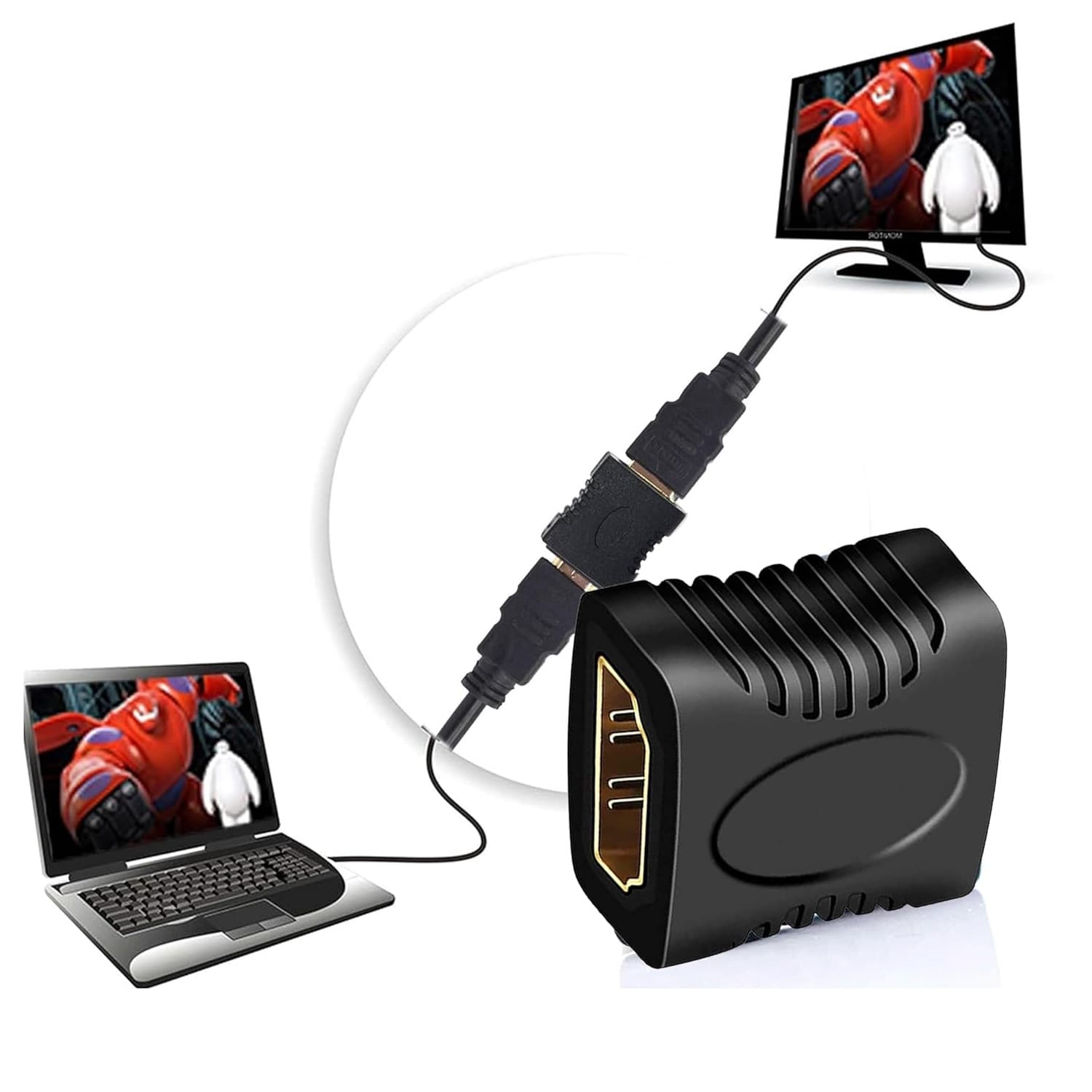 HDMI Female To HDMI Female Cable Adapter Extender Coupler