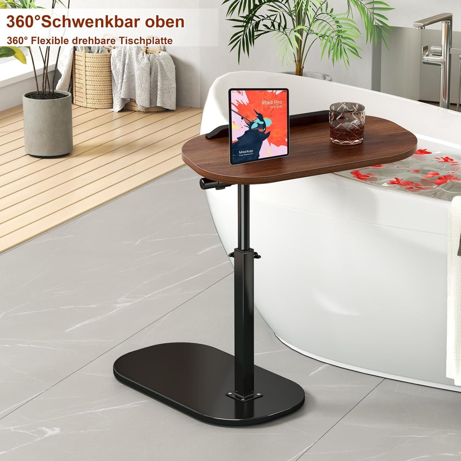 Height Adjustable Study Laptop Table With Flip-Top view 3
