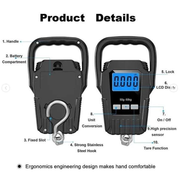 High Accuracy Electronic Scale 50Kg view 3
