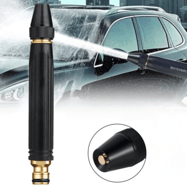 High Pressure Water Spray Gun 1/2″ Hose Pipe With 3 Spray Patterns For Bike Car Wash