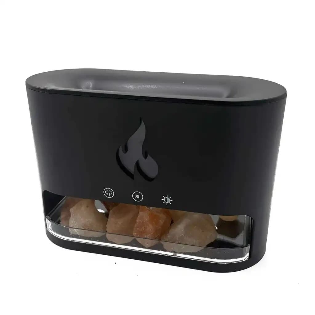 Himalayan Salt Chamber  Flame Effect Blaze Aroma Diffuser Humidifier view 3