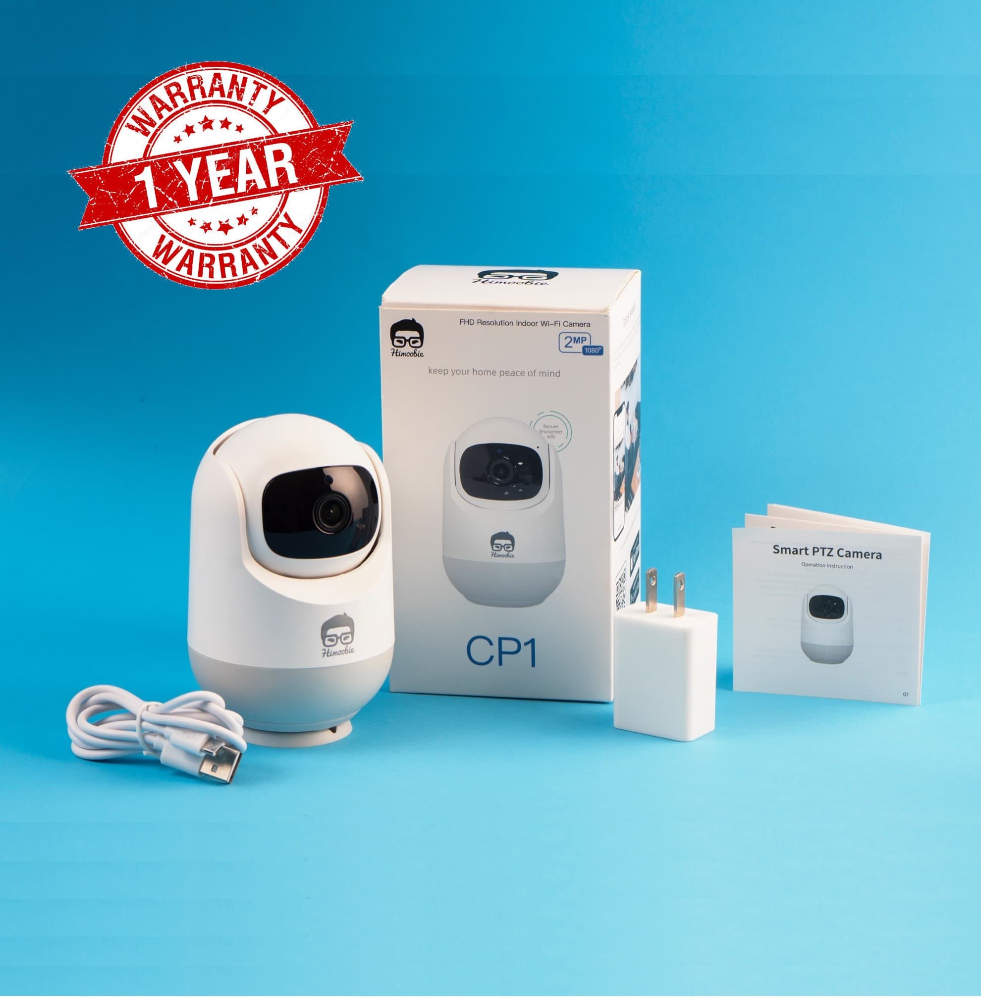 Himoobie CP1 Wireless IP Wifi Surveillance Home Security Camera 2MP
