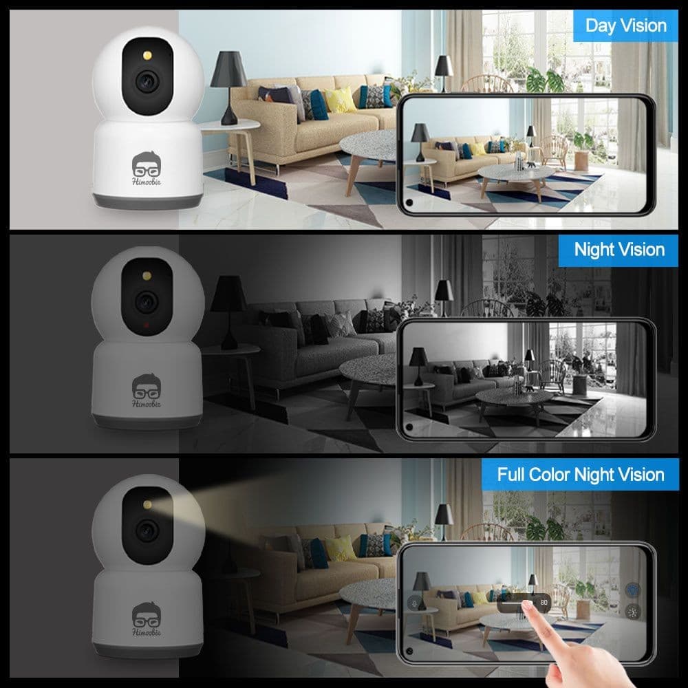 Himoobie CP5 Wireless IP Wifi Surveillance Home Security Camera 5MP view 3
